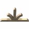 Ekena Millwork Richland Rough Sawn Timber Gable Bracket, Douglas Fir, 72"W x 42"H x 6"D x 6"F, 14/12 Pitch GBW072X42X0606RIC00RDF - alternate 3